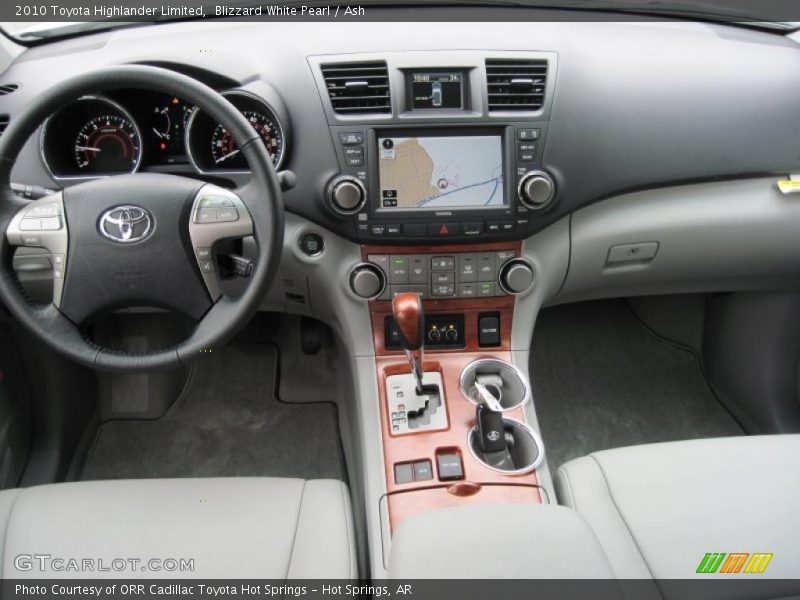 Blizzard White Pearl / Ash 2010 Toyota Highlander Limited