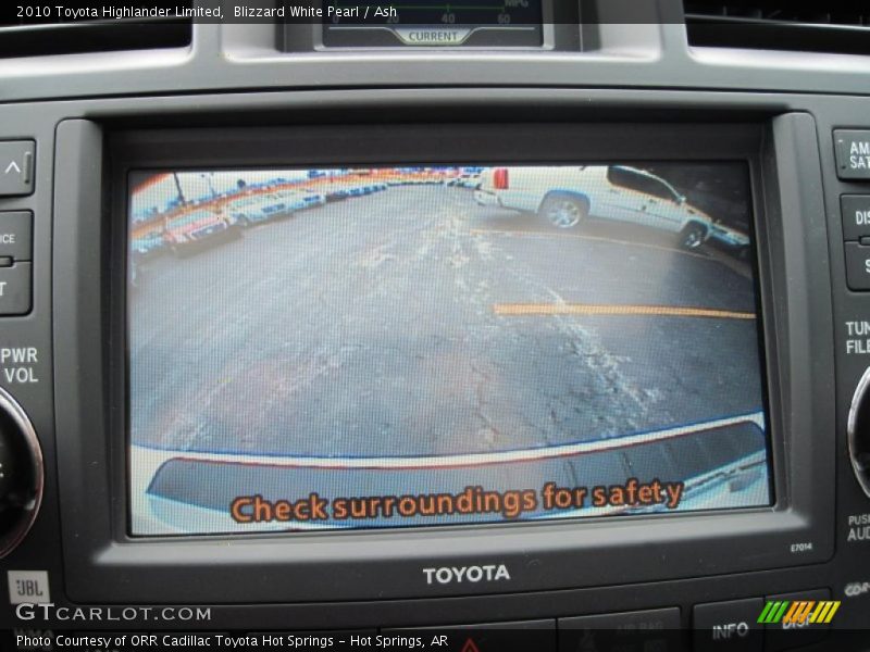 Blizzard White Pearl / Ash 2010 Toyota Highlander Limited