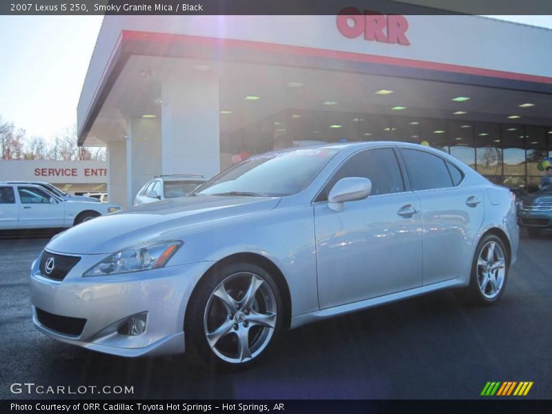 Smoky Granite Mica / Black 2007 Lexus IS 250