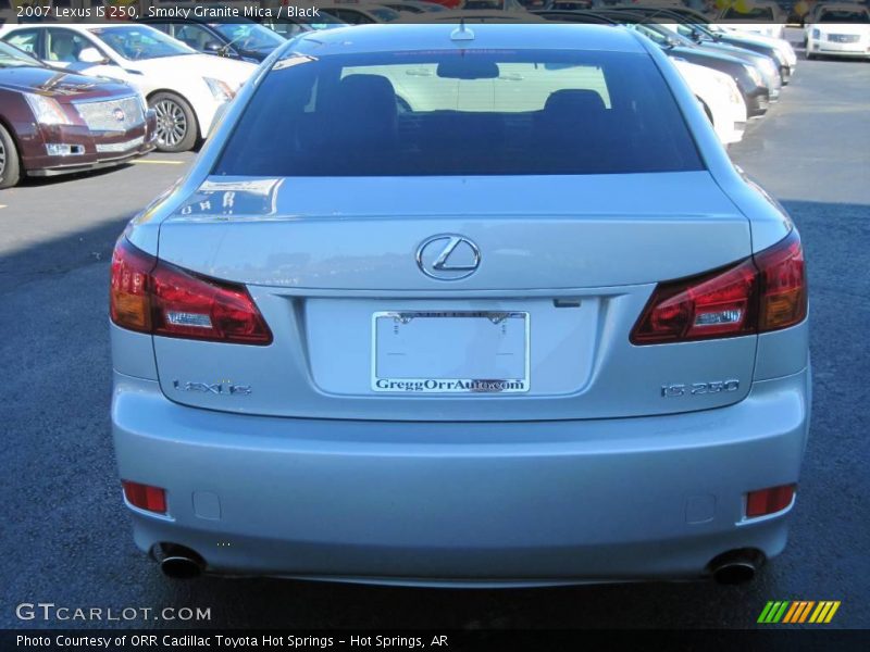 Smoky Granite Mica / Black 2007 Lexus IS 250