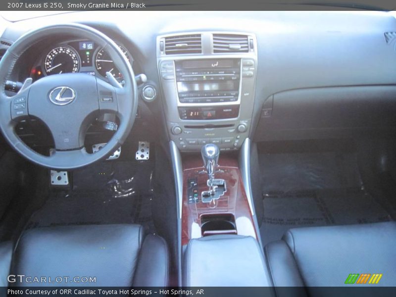 Smoky Granite Mica / Black 2007 Lexus IS 250