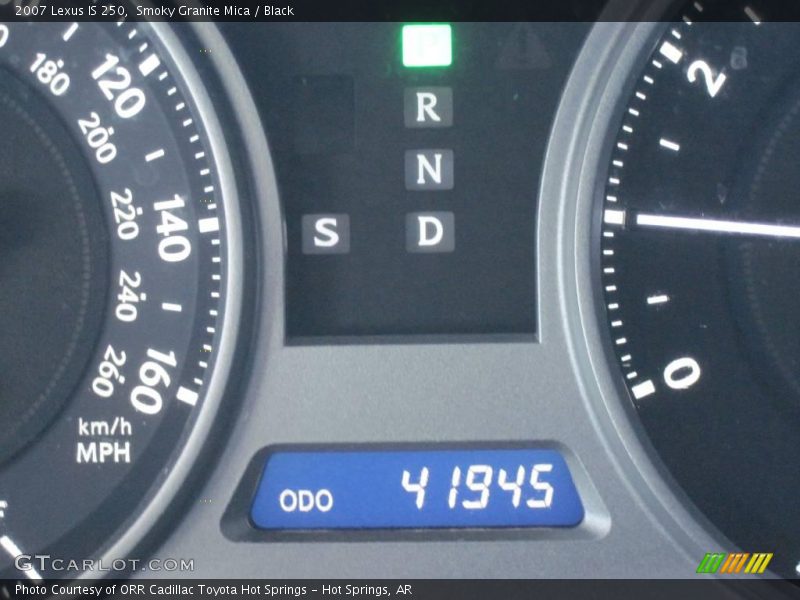 Smoky Granite Mica / Black 2007 Lexus IS 250