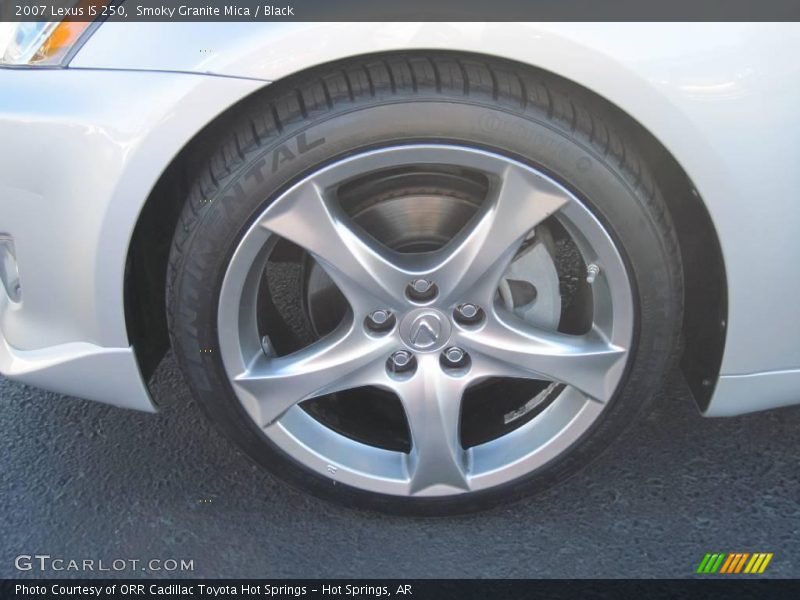 Smoky Granite Mica / Black 2007 Lexus IS 250