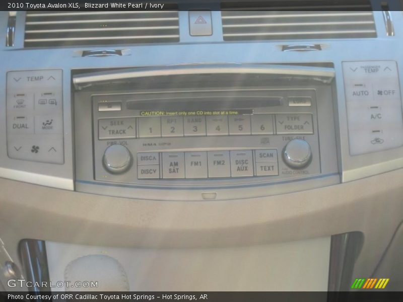 Blizzard White Pearl / Ivory 2010 Toyota Avalon XLS