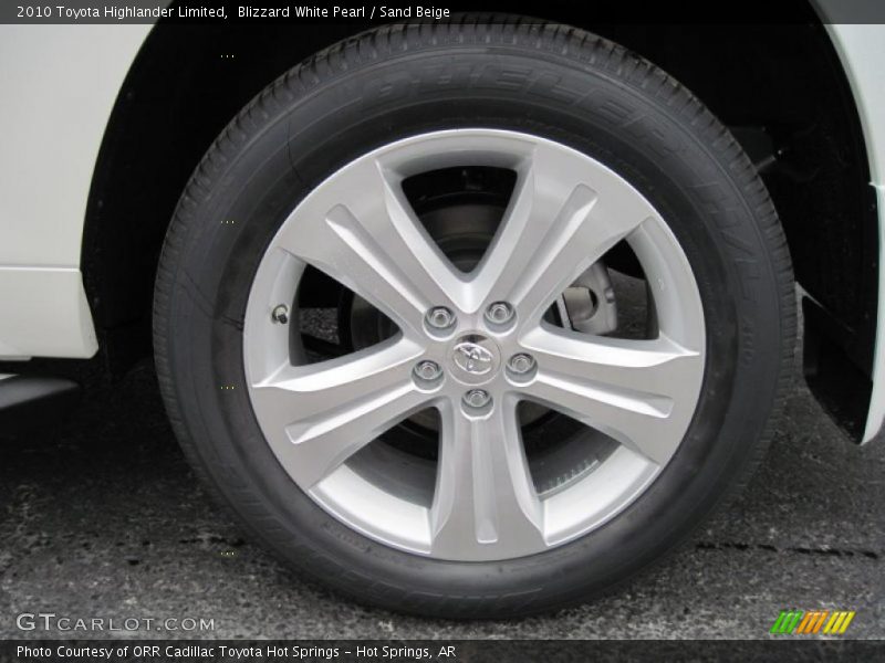 Blizzard White Pearl / Sand Beige 2010 Toyota Highlander Limited