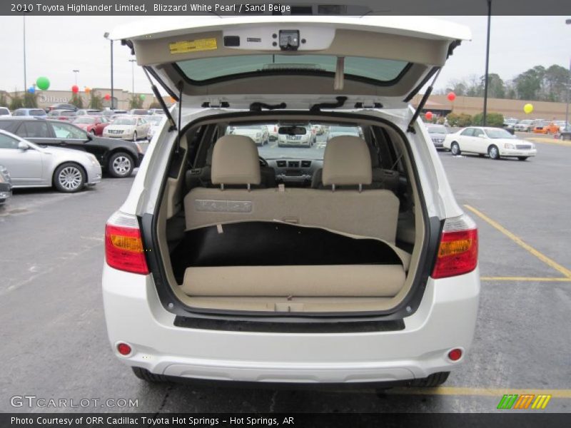 Blizzard White Pearl / Sand Beige 2010 Toyota Highlander Limited