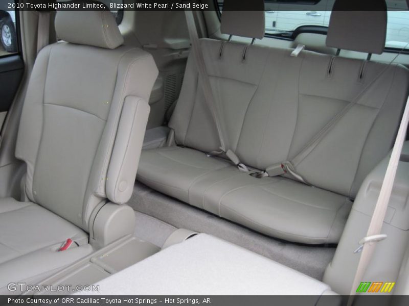 Blizzard White Pearl / Sand Beige 2010 Toyota Highlander Limited