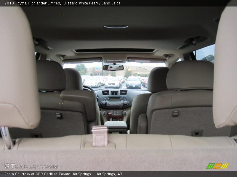 Blizzard White Pearl / Sand Beige 2010 Toyota Highlander Limited