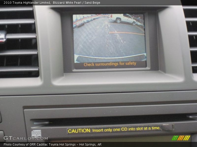 Blizzard White Pearl / Sand Beige 2010 Toyota Highlander Limited