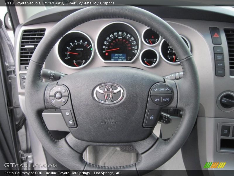 Silver Sky Metallic / Graphite 2010 Toyota Sequoia Limited 4WD