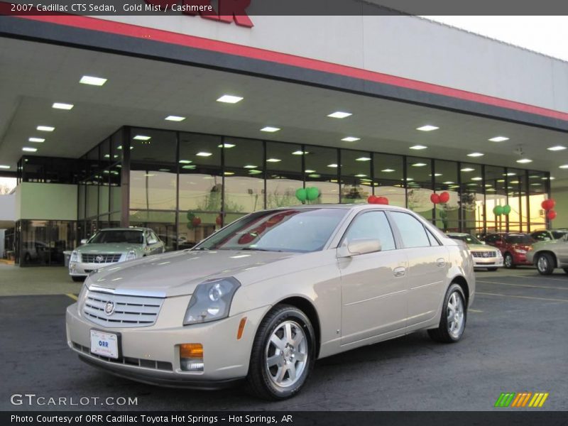 Gold Mist / Cashmere 2007 Cadillac CTS Sedan