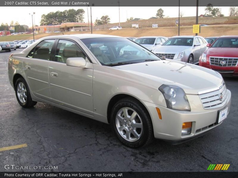 Gold Mist / Cashmere 2007 Cadillac CTS Sedan