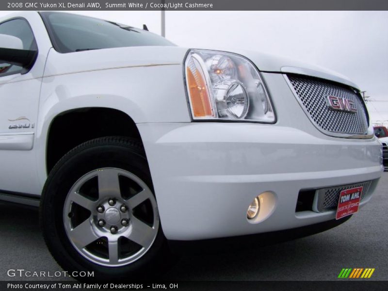 Summit White / Cocoa/Light Cashmere 2008 GMC Yukon XL Denali AWD