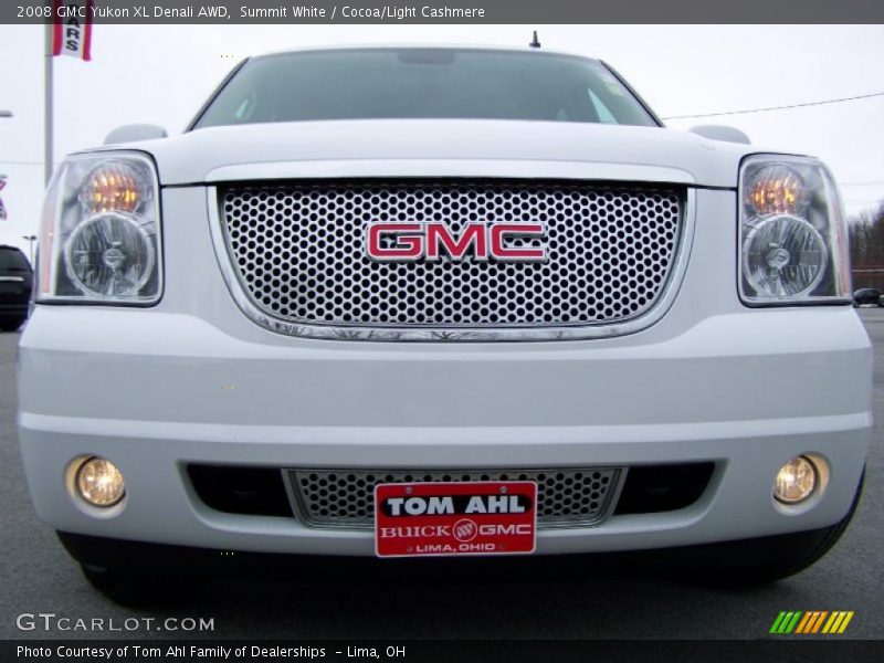 Summit White / Cocoa/Light Cashmere 2008 GMC Yukon XL Denali AWD