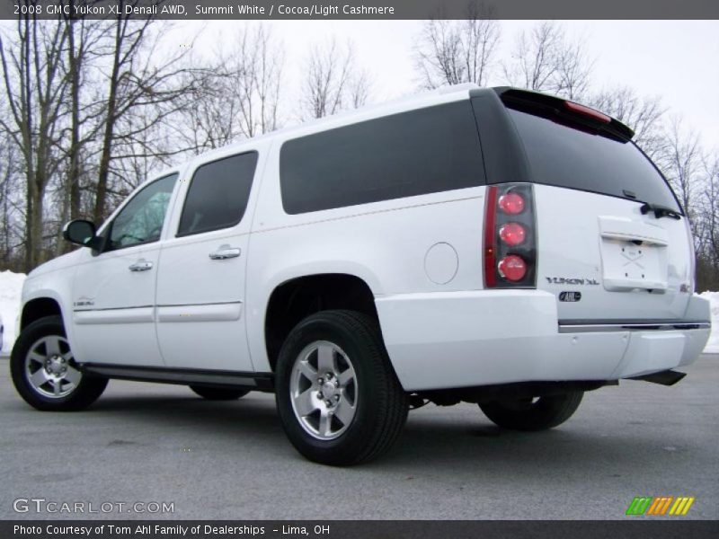 Summit White / Cocoa/Light Cashmere 2008 GMC Yukon XL Denali AWD