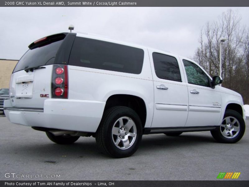 Summit White / Cocoa/Light Cashmere 2008 GMC Yukon XL Denali AWD