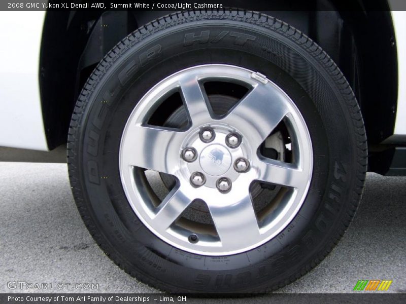 Summit White / Cocoa/Light Cashmere 2008 GMC Yukon XL Denali AWD