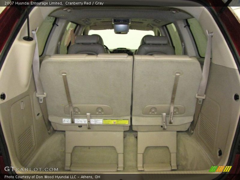 Cranberry Red / Gray 2007 Hyundai Entourage Limited