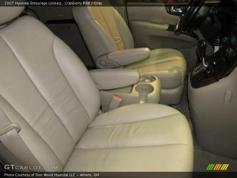 Cranberry Red / Gray 2007 Hyundai Entourage Limited