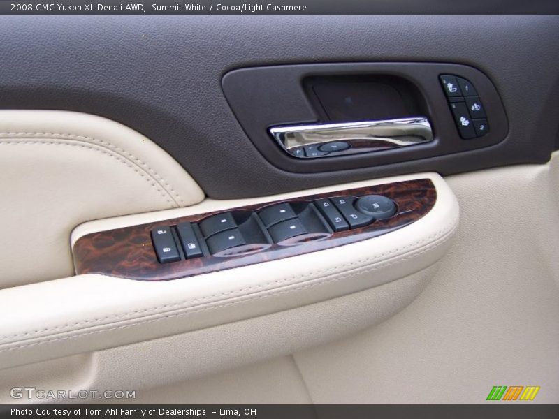 Summit White / Cocoa/Light Cashmere 2008 GMC Yukon XL Denali AWD