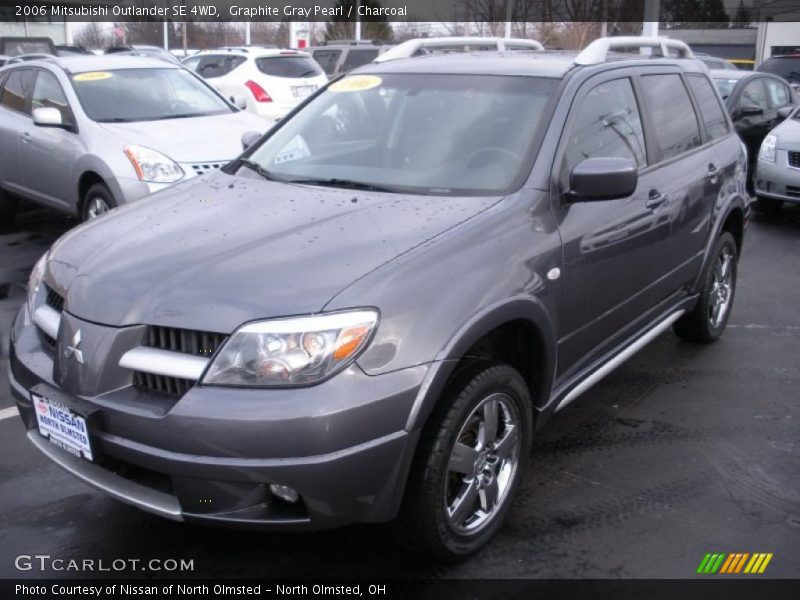 Graphite Gray Pearl / Charcoal 2006 Mitsubishi Outlander SE 4WD