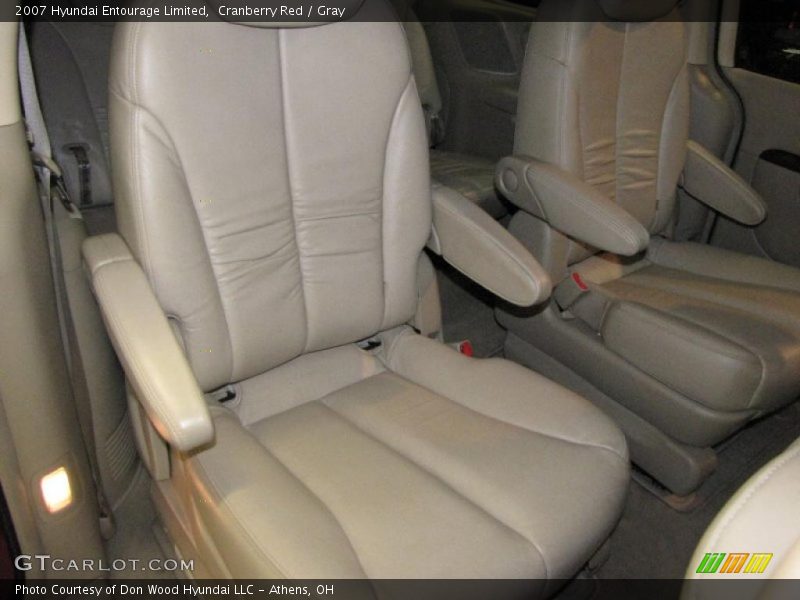 Cranberry Red / Gray 2007 Hyundai Entourage Limited
