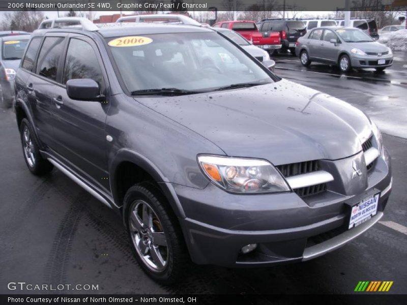 Graphite Gray Pearl / Charcoal 2006 Mitsubishi Outlander SE 4WD