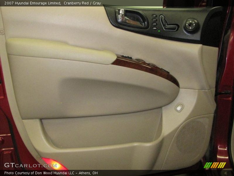 Cranberry Red / Gray 2007 Hyundai Entourage Limited