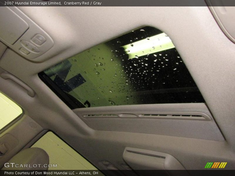 Cranberry Red / Gray 2007 Hyundai Entourage Limited