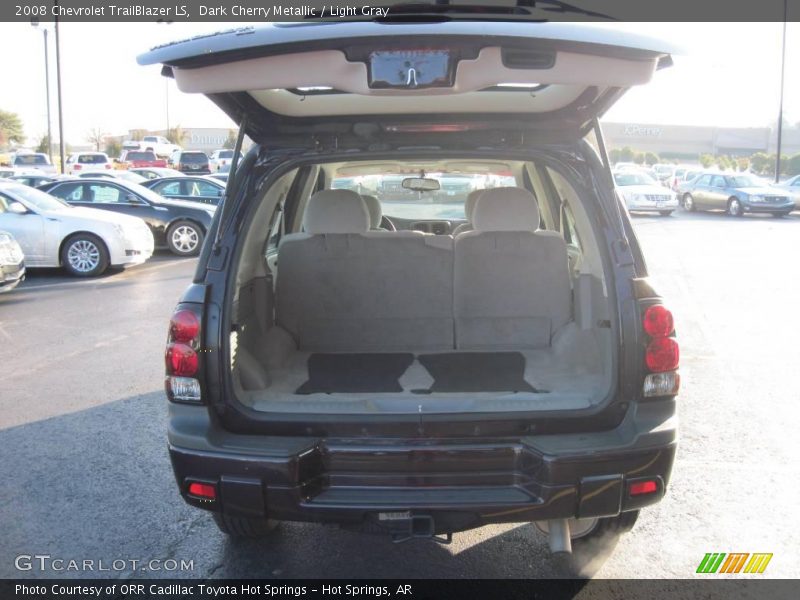 Dark Cherry Metallic / Light Gray 2008 Chevrolet TrailBlazer LS