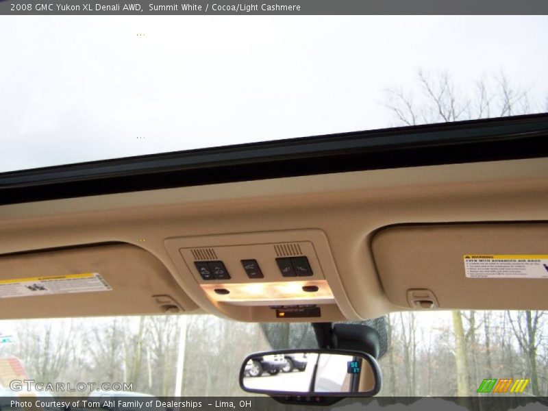 Summit White / Cocoa/Light Cashmere 2008 GMC Yukon XL Denali AWD