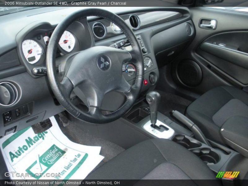 Graphite Gray Pearl / Charcoal 2006 Mitsubishi Outlander SE 4WD