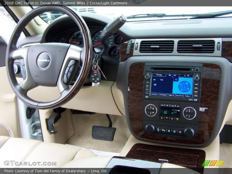 Summit White / Cocoa/Light Cashmere 2008 GMC Yukon XL Denali AWD