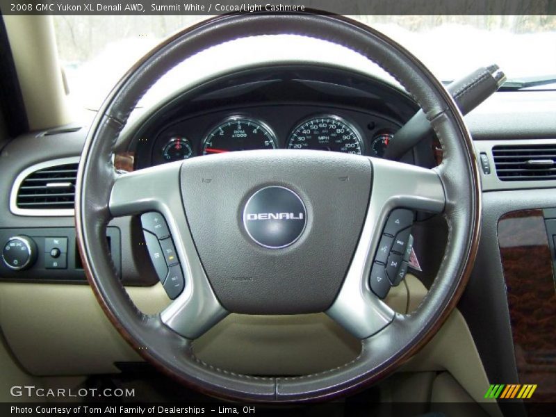 Summit White / Cocoa/Light Cashmere 2008 GMC Yukon XL Denali AWD