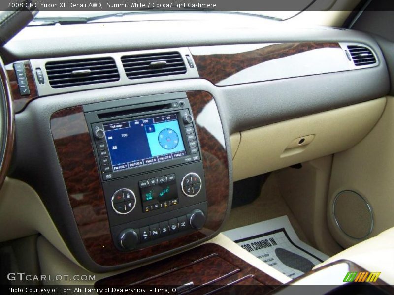 Summit White / Cocoa/Light Cashmere 2008 GMC Yukon XL Denali AWD