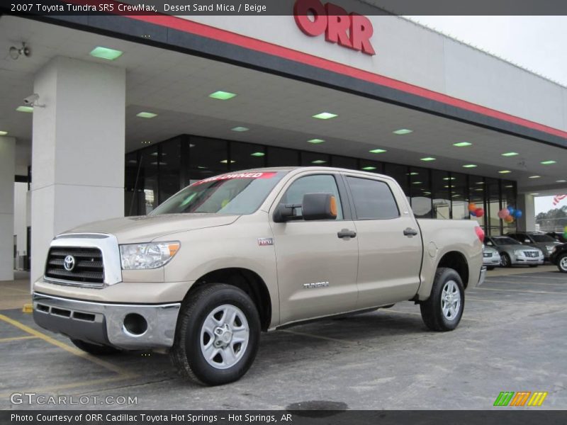 Desert Sand Mica / Beige 2007 Toyota Tundra SR5 CrewMax
