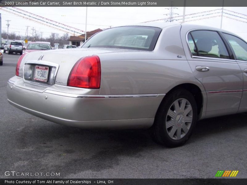 Silver Birch Metallic / Dark Stone/Medium Light Stone 2003 Lincoln Town Car Cartier