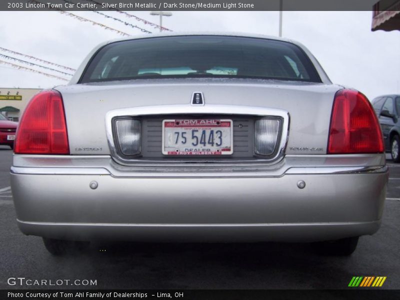 Silver Birch Metallic / Dark Stone/Medium Light Stone 2003 Lincoln Town Car Cartier