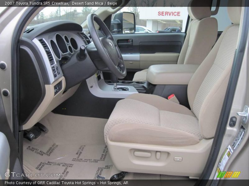 Desert Sand Mica / Beige 2007 Toyota Tundra SR5 CrewMax