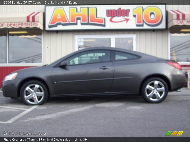 Granite Metallic / Ebony 2006 Pontiac G6 GT Coupe