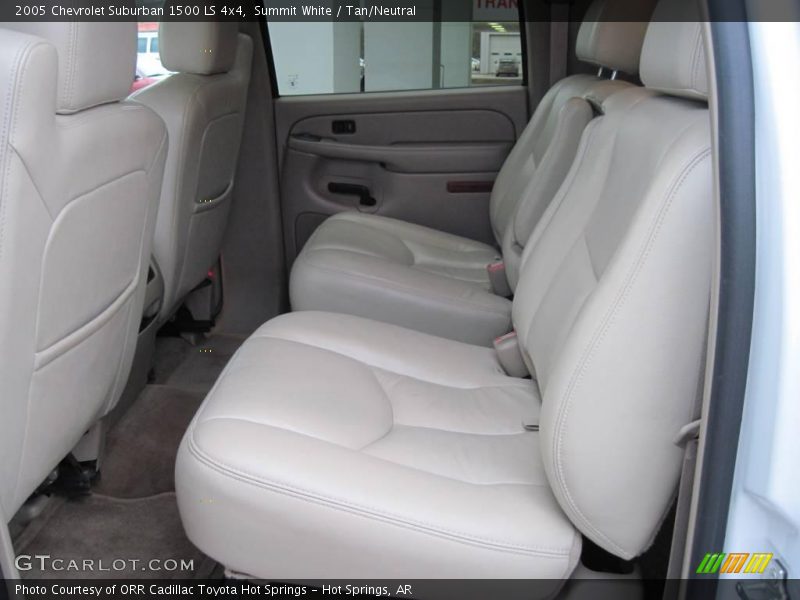 Summit White / Tan/Neutral 2005 Chevrolet Suburban 1500 LS 4x4