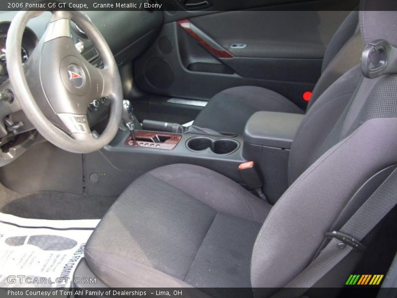 Granite Metallic / Ebony 2006 Pontiac G6 GT Coupe