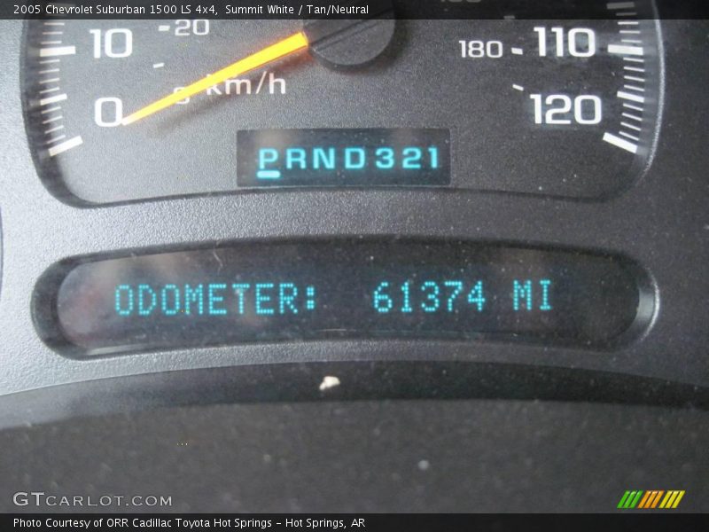 Summit White / Tan/Neutral 2005 Chevrolet Suburban 1500 LS 4x4