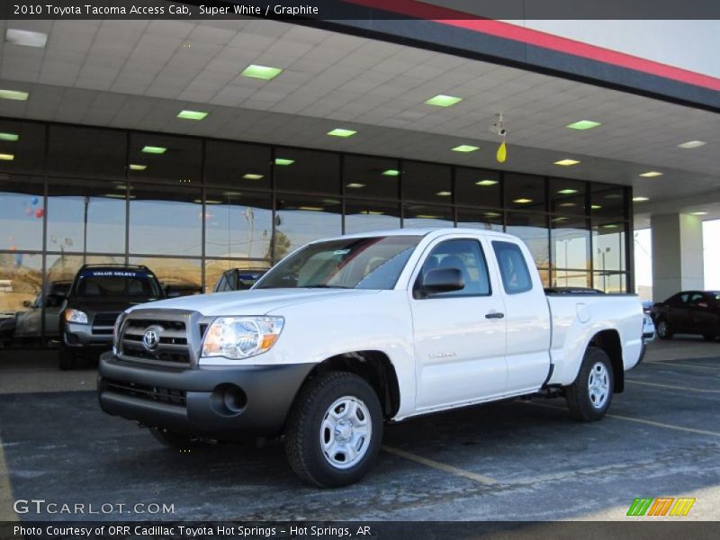 Super White / Graphite 2010 Toyota Tacoma Access Cab