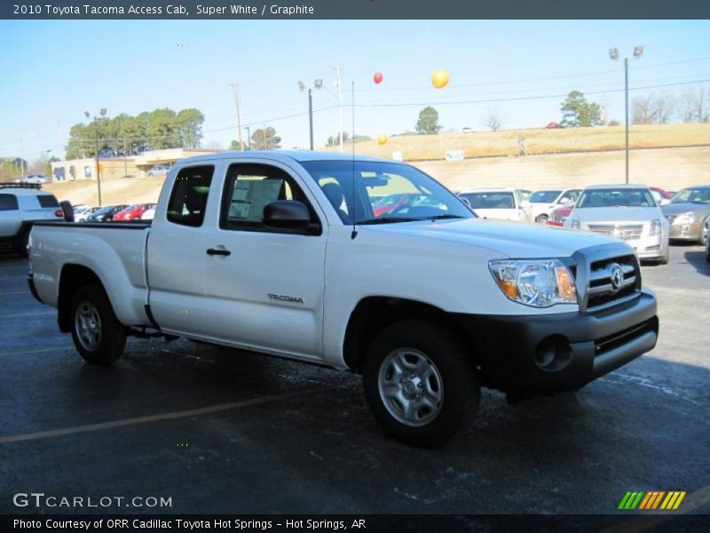 Super White / Graphite 2010 Toyota Tacoma Access Cab