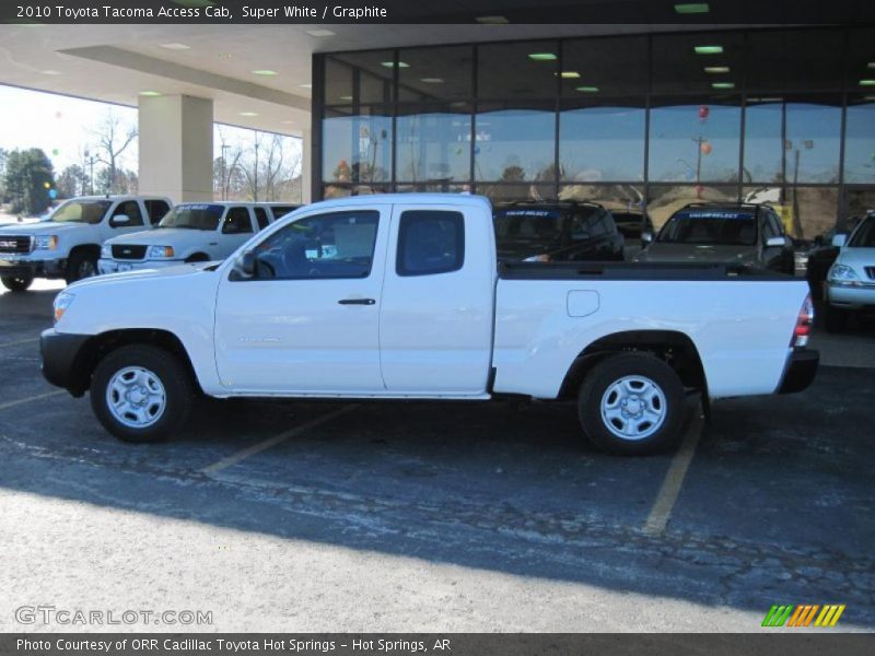 Super White / Graphite 2010 Toyota Tacoma Access Cab