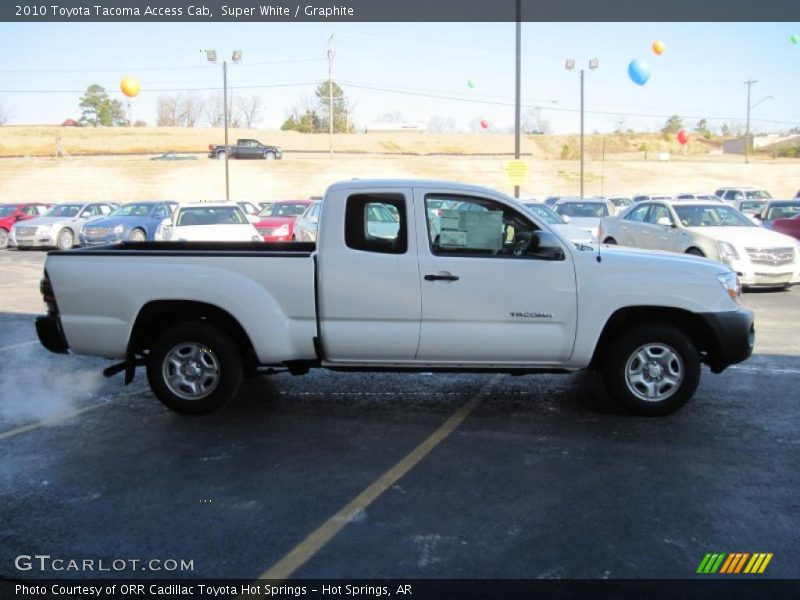Super White / Graphite 2010 Toyota Tacoma Access Cab