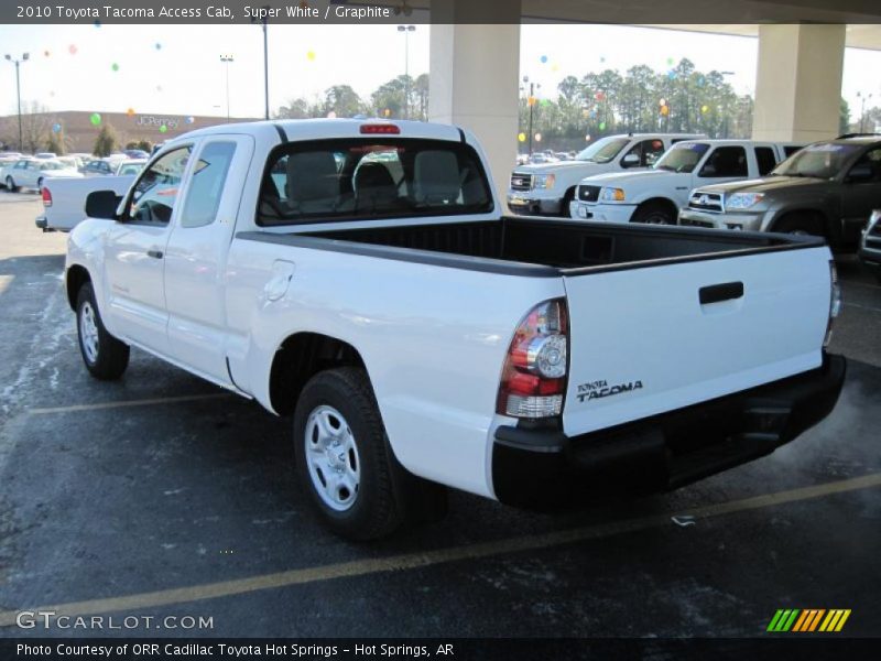 Super White / Graphite 2010 Toyota Tacoma Access Cab