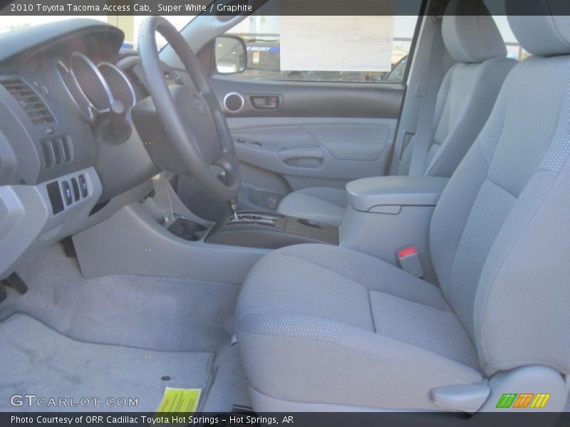 Super White / Graphite 2010 Toyota Tacoma Access Cab