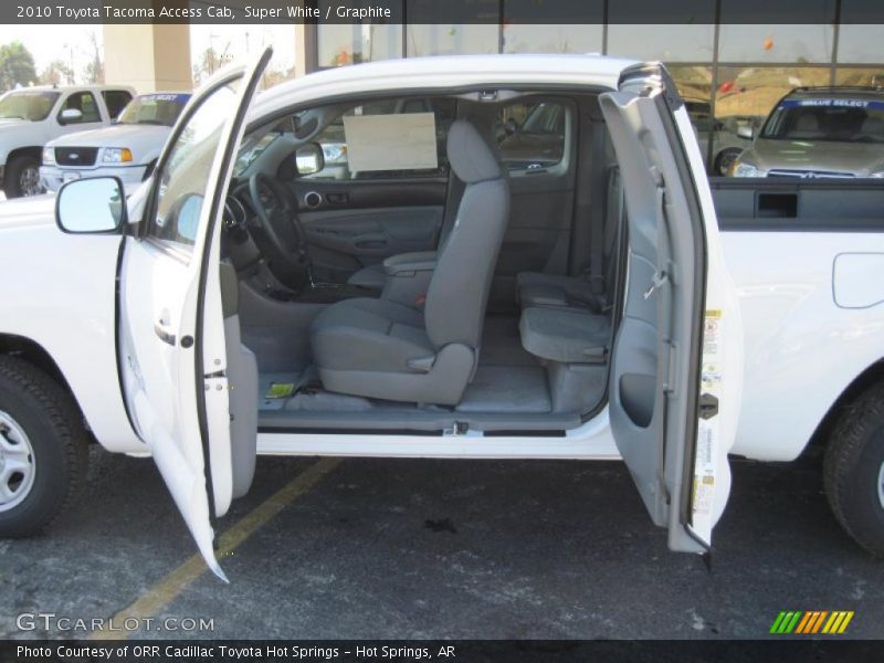 Super White / Graphite 2010 Toyota Tacoma Access Cab
